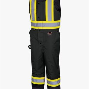 NWT New With Tags Men’s Large Pioneer Hi Vis Overall Bib Pants